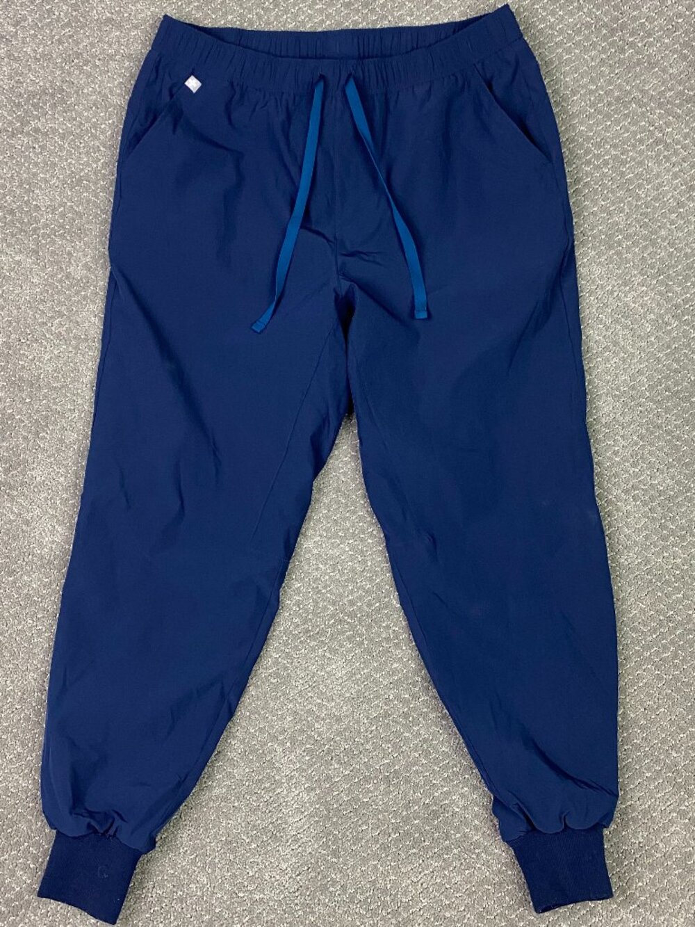 Figs Tansen FREEx Lined Jogger Scrub Pants Mens Medium Short Blue M21SW2036S